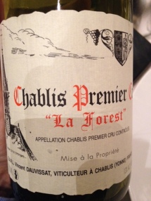 Chablis 1er cru "La Forest" 2012 - Dauvissat